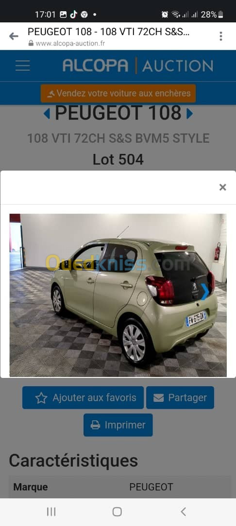 Peugeot 107 2020 Style