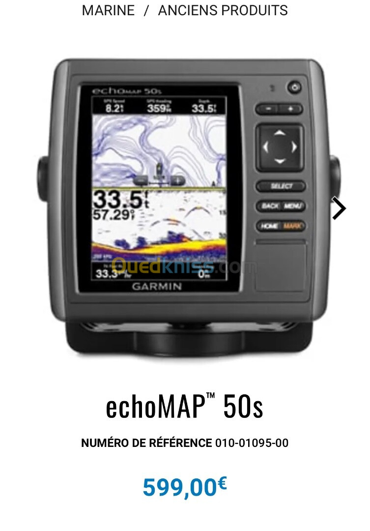 Sondeur gpsmap Garmin 50s