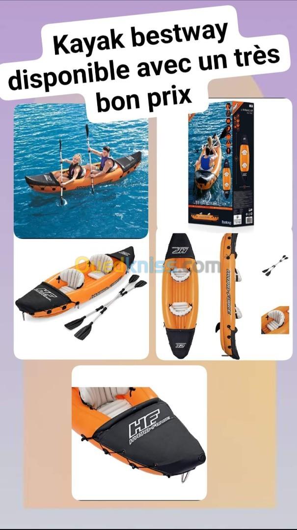 Kayak bestway 65077 Gonflable 2 Personnes Avec 2 Pagaies Lite Rapid X2 Hydro-Force  