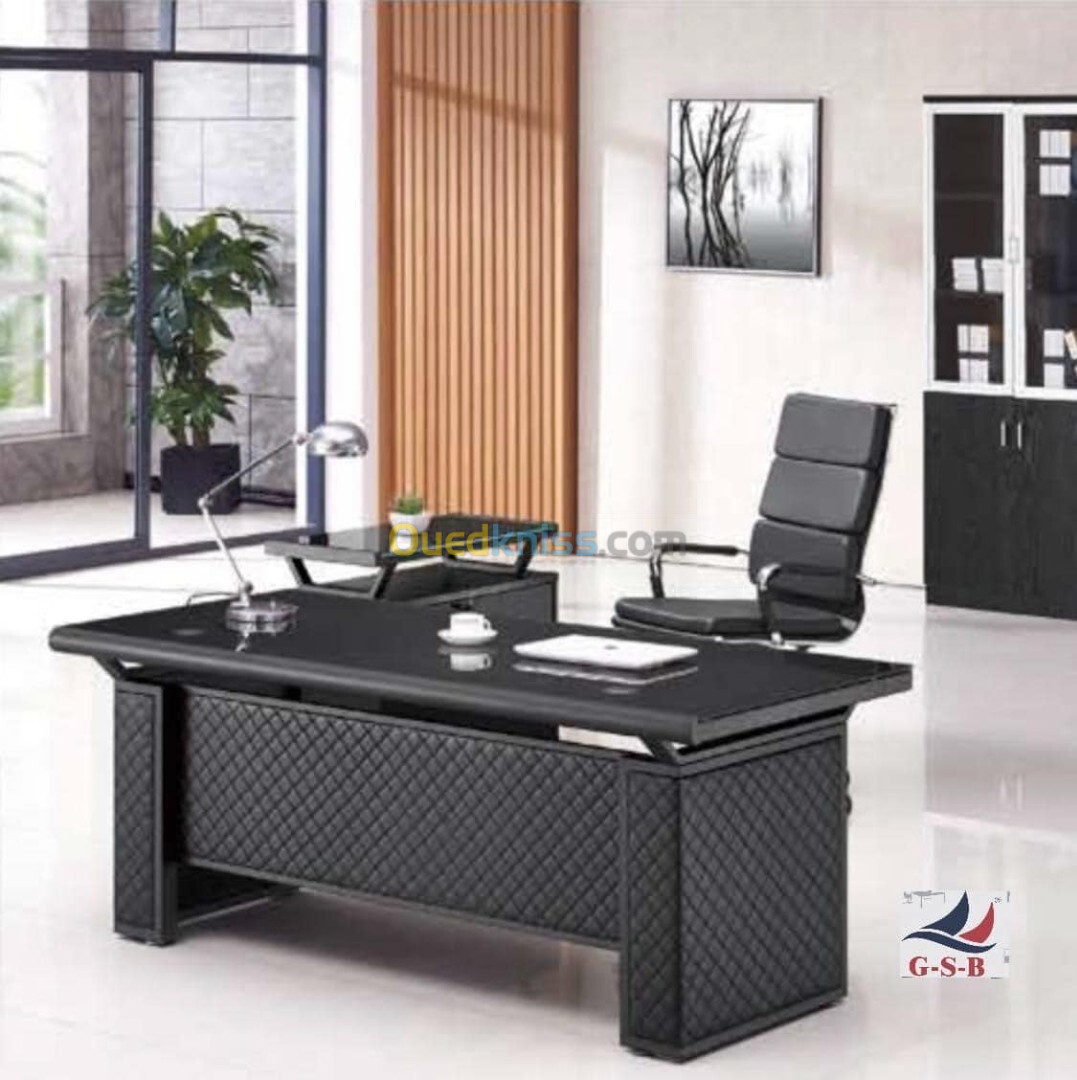 Ensemble de bureau 1.60M importation en verre