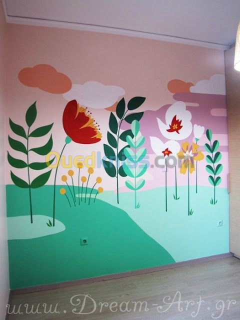 Décoration mural crèche chambre d'enfants 