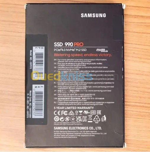 Samsung SSD 990 PRO M.2 2TB PCIE 4.0X4 NVME 2.0 -- PROMOTION