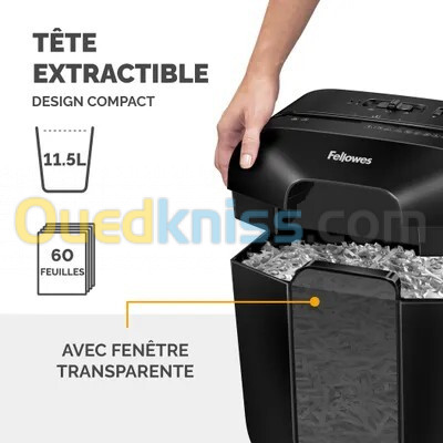 DESTRUCTEUR DE DOCUMENTS FELLOWES LX25