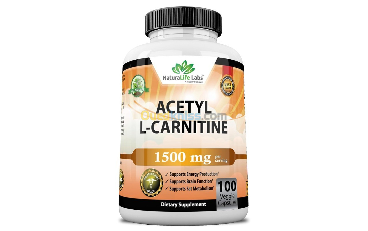 Acétyl L-Carnitine 1500mg Haute puissance