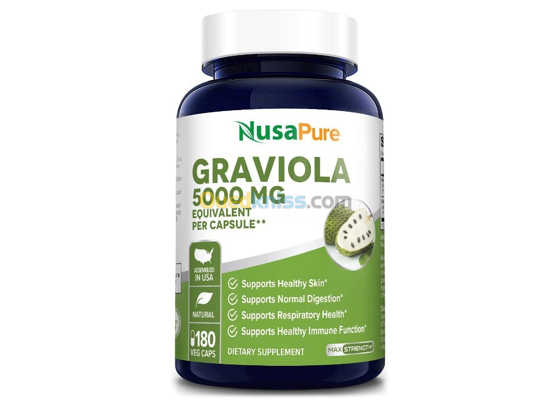 GRAVIOLA - 7500mg - 200 Capsules