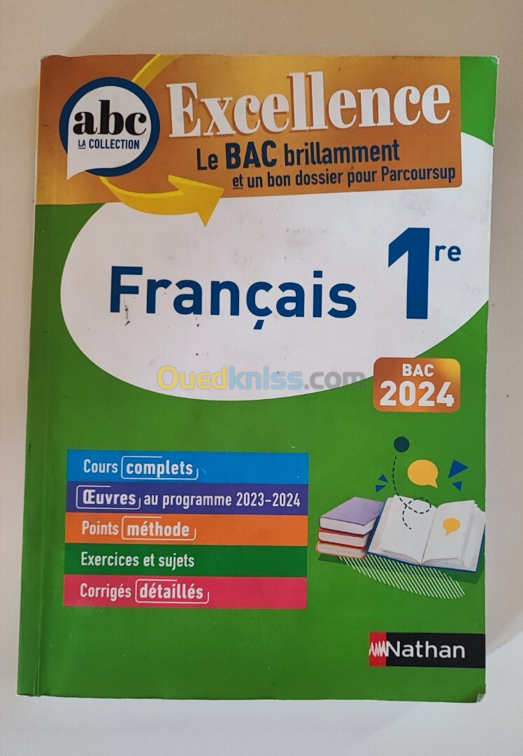 Les annales de première pour le bac français 