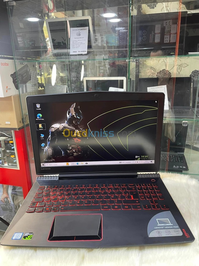 Lenovo Legion Y520 i5 7 Gen 8 Gb ram 256 ssd + 500 gb hdd ecran 15 Pouce FHD etat 10/10