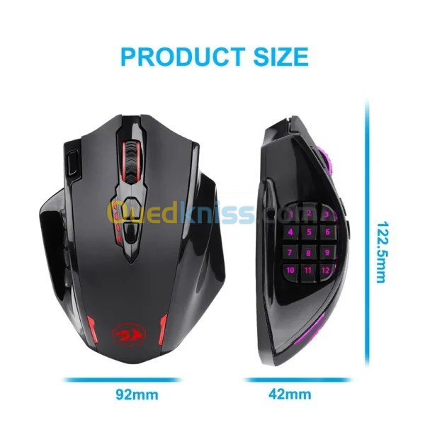 SOURIS GAMING REDRAGON IMPACT ELITE M913 WIRELESS