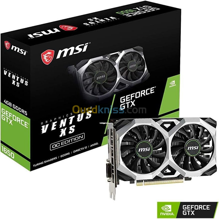 VGA MSI GTX 1650 VENTUS XS OC 4GB