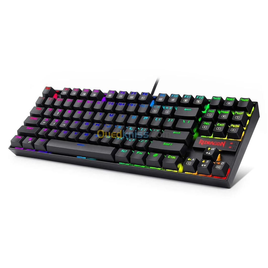 CLAVIER GAMING REDDRAGON K552 KUMARA MECANIQUE RGB