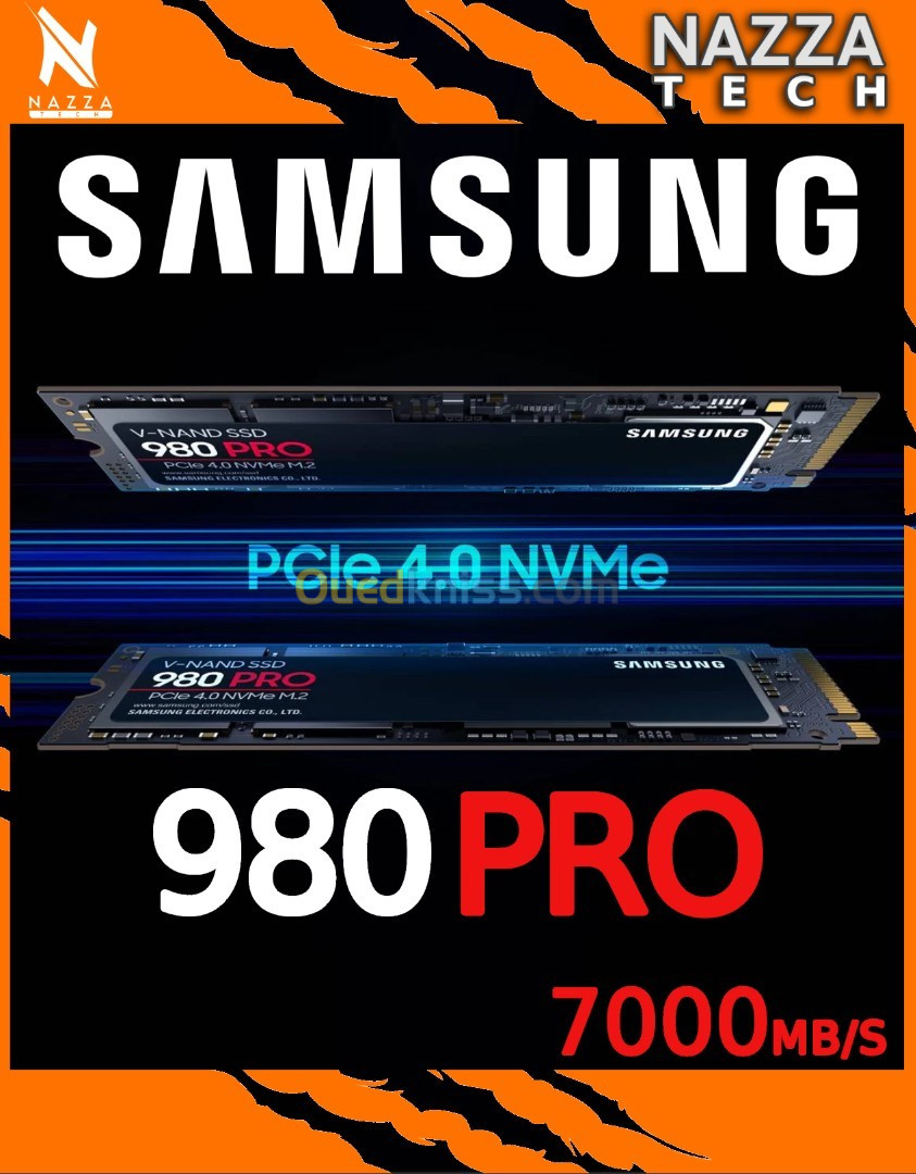 SAMSUNG 980 PRO 1TB Up to 7000 MB/s