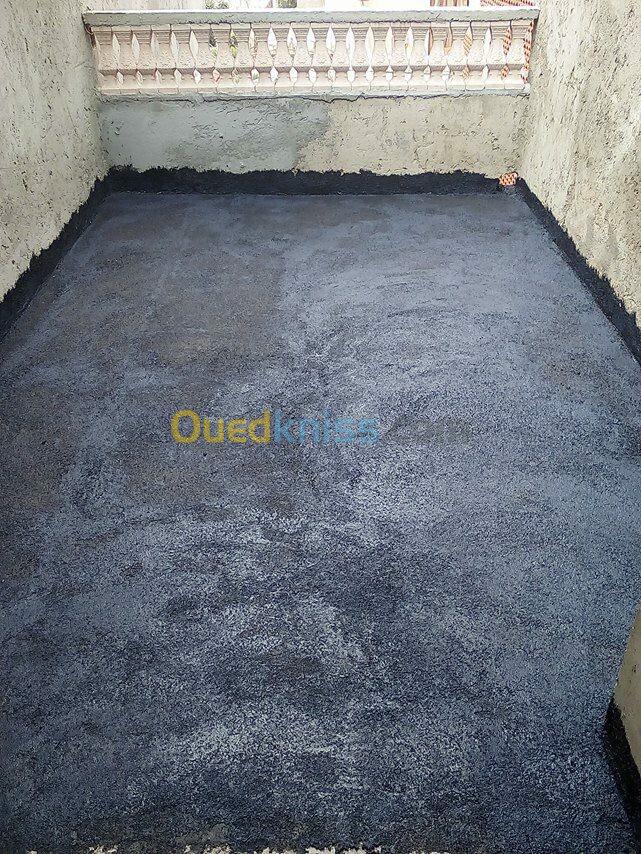 Etancheité terrase /pax/goudron تزفيت و عزل ومساكة السطوح