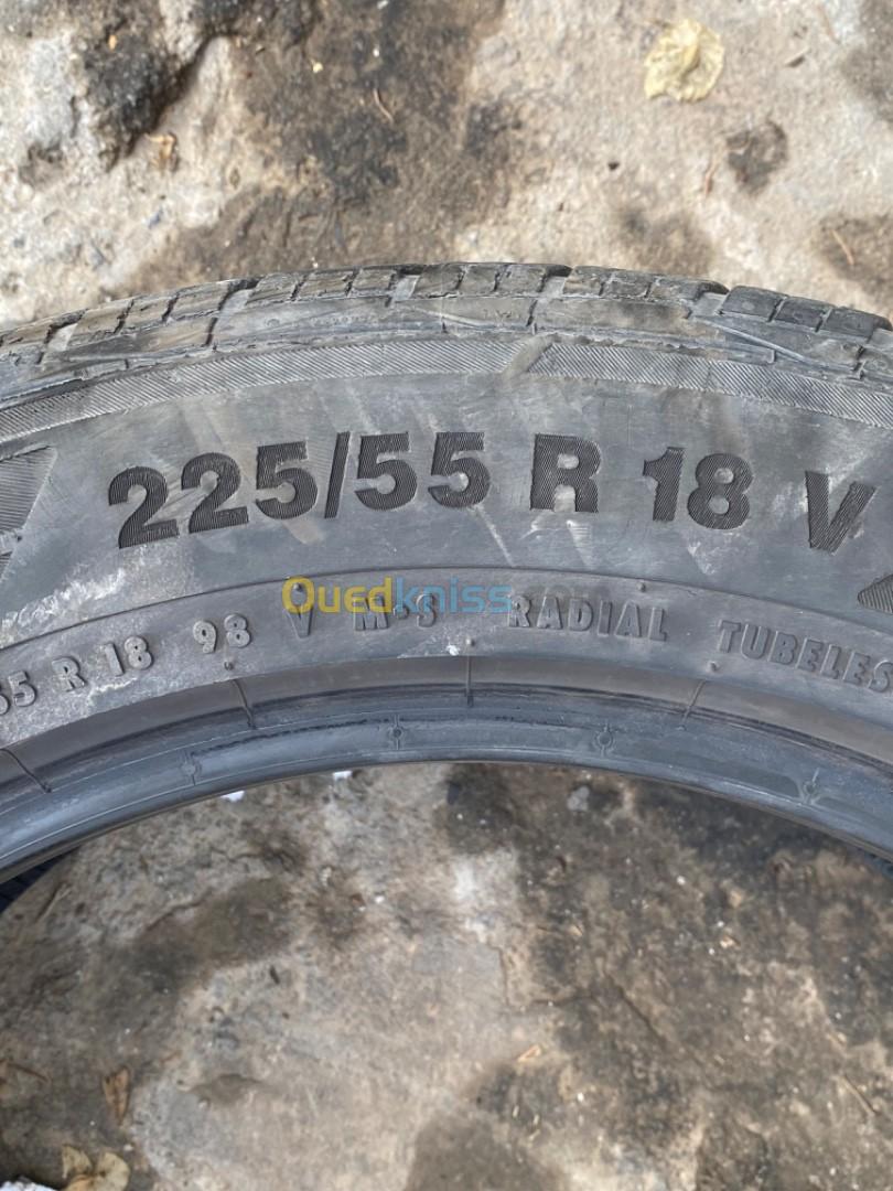 04 pneus continental 225/55 r18 pour 3008