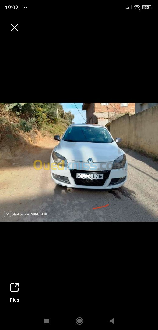 Renault Mégane 2012 GT line