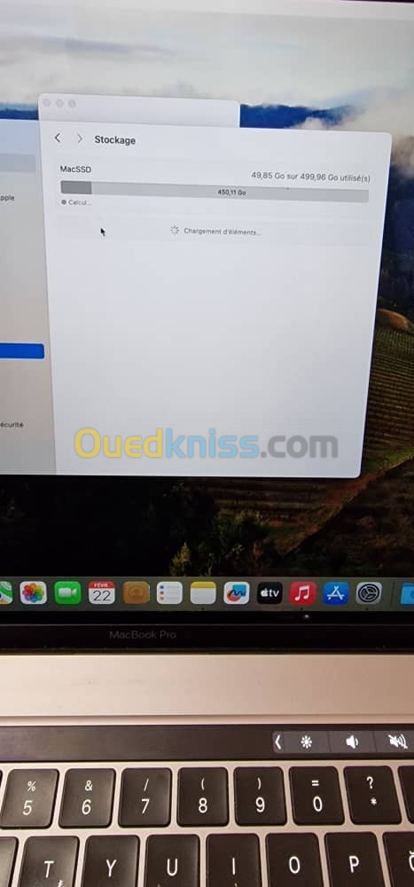 Macbook pro 2019 touch barre