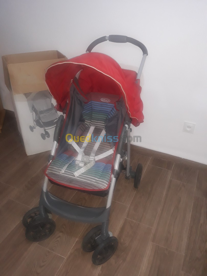 Poussette cheap graco rouge