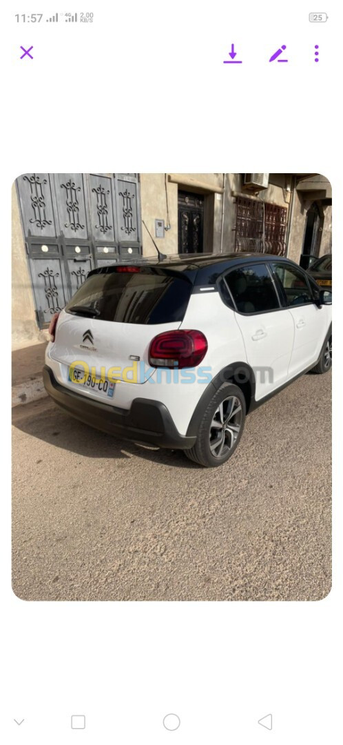 Citroen C3 2022 Chine pack