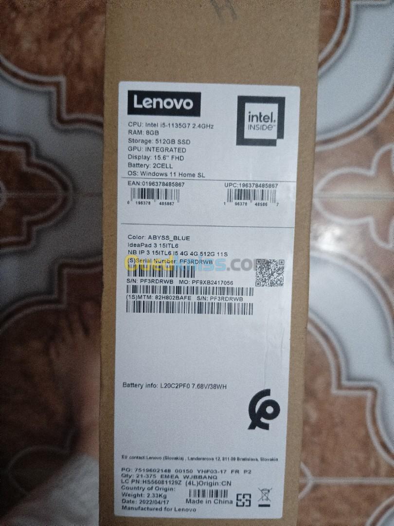 Lenovo i5 11eme generation