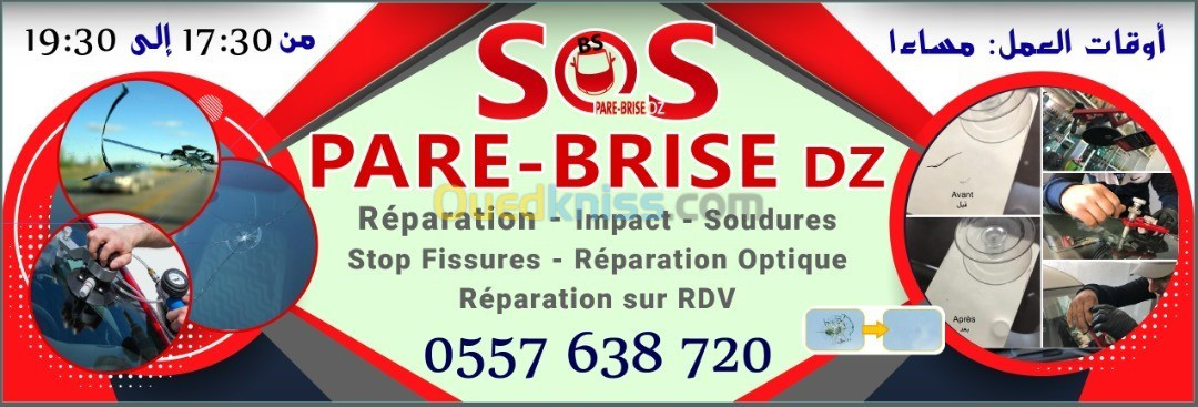 Réparation Pare-Brise Dz 