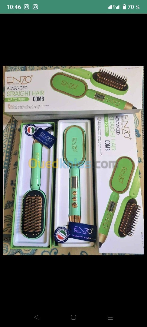 Brosse enzo original vert