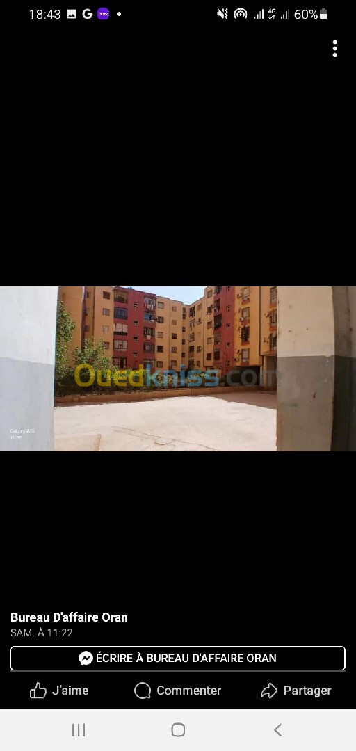 Vente Appartement F3 Oran Bir el djir