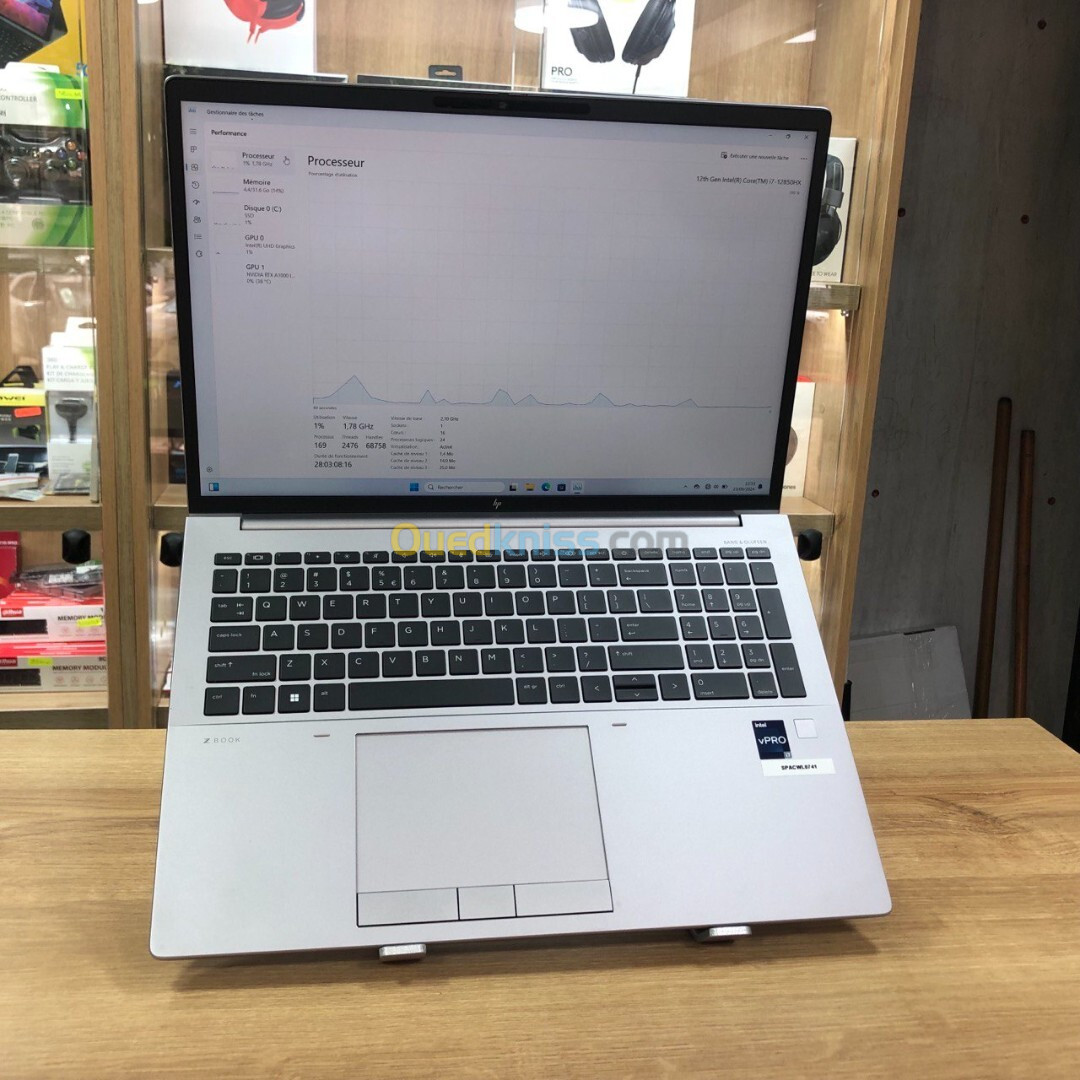  HP ZBOOK FURY 16 G9 I7 12TH 32GB 512SSD RTX A1000 4GB 16" 