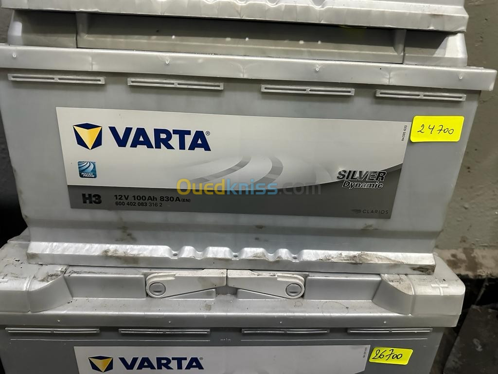 Batterie VARTA H3 Silver Dynamic 100 Ah - 830 A - Équipement auto