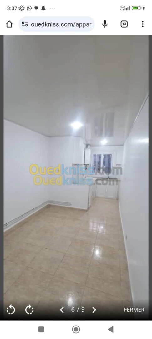 Location Appartement F3 Alger Said hamdine