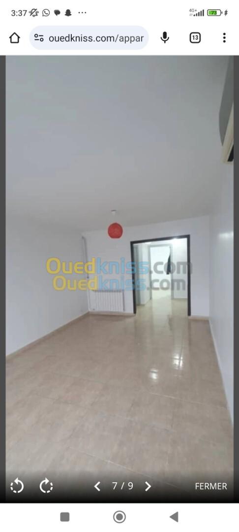 Location Appartement F3 Alger Said hamdine