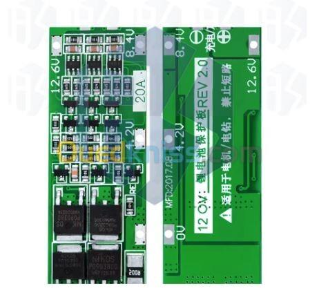 Module chargeur BMS batterie Lithium 3S 20A