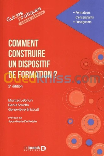 Comment construire un dispositif de formation ? - Grand Format