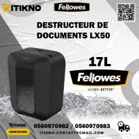 FELLOWES DESTRUCTEUR DE DOCUMENTS POWERSHRED LX50