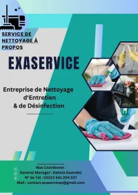 Entreprise de Nettoyage d'entretien et de désinfection 