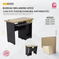 Bureau Melamine APEX ( L 90 H 75 P 50cm ) ( Sonoma Anthrasit )