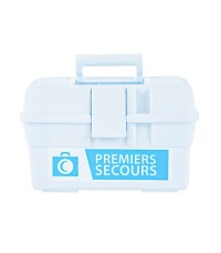 Boite pharmacie Mallette Premiers Soins Blanche \ علب صيدلانية بيضاء