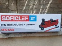 Soficlef cric hydraulique a chariot 2t
