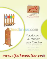 fabrication mobilier creche et scolaire