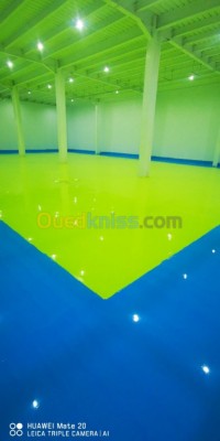 بناء-و-أشغال-revetment-epoxy-sol-industriel-برج-الكيفان-الجزائر