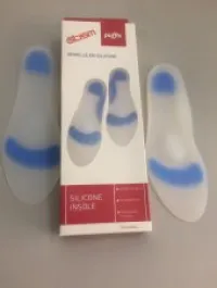 Semelles en silicone.