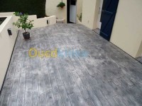بومرداس-الجزائر-ديكورات-و-ترتيب-béton-ciré-quartzé-imprimé