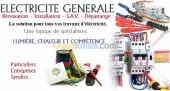 TRAVAUX D'ÉLECTRICITÉ GENERALE