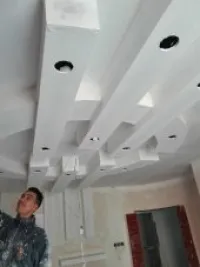 Placo plater decore et sempel plafonde