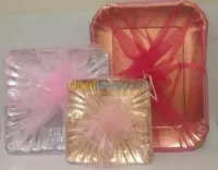 Boites gateaux ,Plateaux organza 
