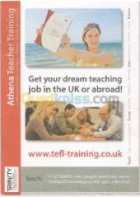 TESOL/CELTA Certificate  to teach