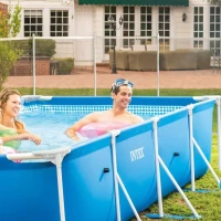Piscine 4,50 x 2,20 x 0,84 m Metal Frame Junior rectangulaire avec mouteur