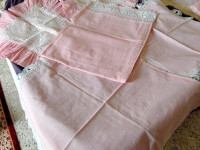 literie-linge-draps-de-mariee-chbika-couleur-rose-ain-benian-alger-algerie