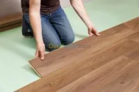 parquet bois stratifié et PVC