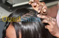 Coiffeuse tissage  