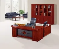 BUREAU AVEC RETOUR MDF IMPORTATION