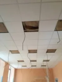 Plafond démontable et pvc